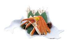 Boiled snow crab