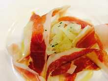 Raw ham salad