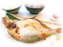 Grilled fish set meal