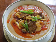 Chinese noodles in Sichuan-style sesame paste soup