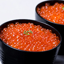 Salmon roe rice bowl