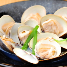 Steamed with sake