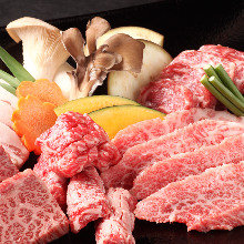 Assorted extra premium yakiniku