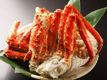 Boiled Red king crab