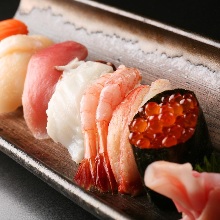 Assorted nigiri sushi