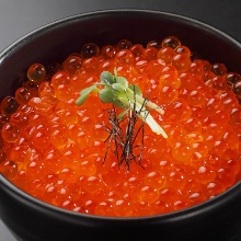 Salmon roe rice bowl