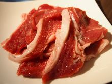 Raw lamb