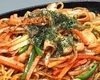 Yakisoba noodles with sauce
