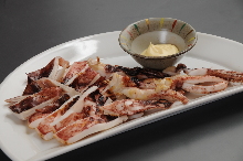 Squid sashimi
