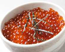 Salmon roe rice bowl