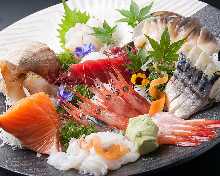 Assorted sashimi, 7 kinds