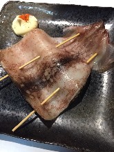 Lightly-dried squid