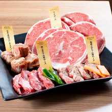 Assorted mongolian mutton barbecue ("Jingisukan")