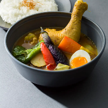 Chicken soup curry