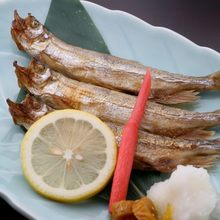 Shishamo smelt with roe