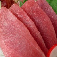 Very fatty bluefin tuna sashimi