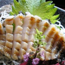 Abalone sashimi