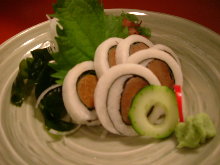 Squid pickled in soy sauce ”Ruibe”