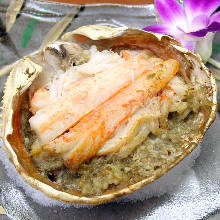 Crab shell roast