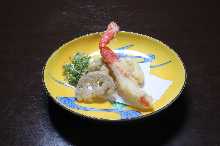 Snow crab tempura