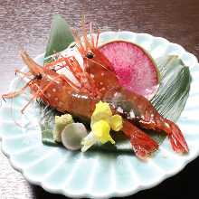 Botan shrimp sashimi