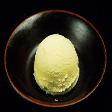 Yuzu ice cream