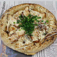 Teriyaki chicken pizza