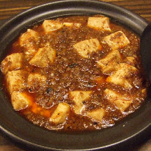 Spicy tofu and ground meat