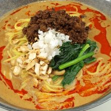 Chinese noodles in Sichuan-style sesame paste soup