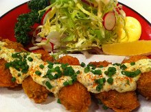 Deep-fried oysters