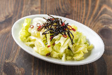 Salted konbu kelp and cabbage