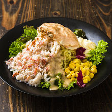 Crab and ramen salad