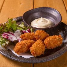 Deep-fried oysters