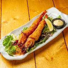 Deep-fried shrimp