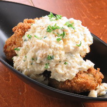 Deep-fried oysters