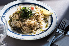 Pasta with Pollack Roe and Spaghetti with Cod Roe