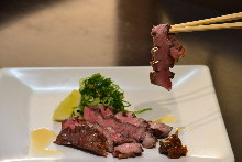 Grilled beef tongue