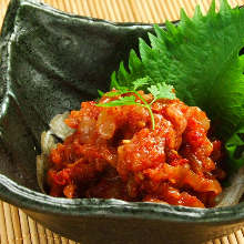Chanja (Korean spicy marinated cod innards)