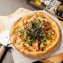 Teriyaki chicken pizza