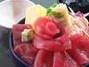 "Tekka" raw tuna rice bowl "Tekka" raw tuna rice bowl