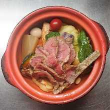 Fresh Lamb Tataki Soup Curry (9 Kinds of Vegetables)