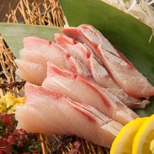 Japanese amberjack sashimi