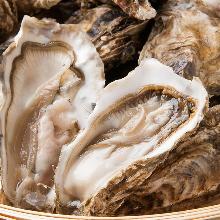 Unsalted grilled oyster