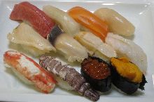 Assorted nigiri sushi