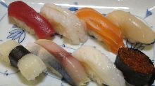 Assorted nigiri sushi