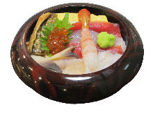 Chirashi sushi