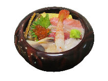 Chirashi sushi