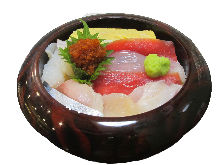 Chirashi sushi