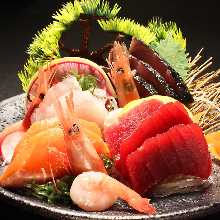 Assorted sashimi, 5 kinds