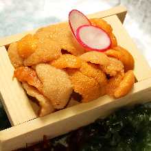 Raw sea urchin